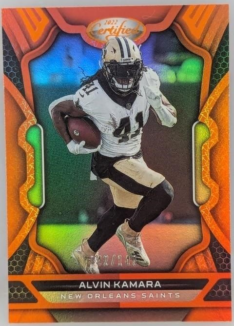 2022 Panini Certified Orange Mirror #70 Alvin Kamara 042/149