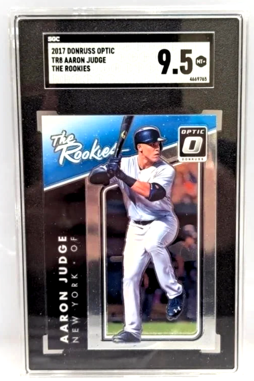 Aaron Judge Rookie CGC 9.5 2017 Panini Donruss Optic The Rookies #TR8 (RC)
