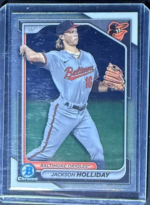 Jackson Holliday Rookie Bowman Chrome Prospects Orioles 2023