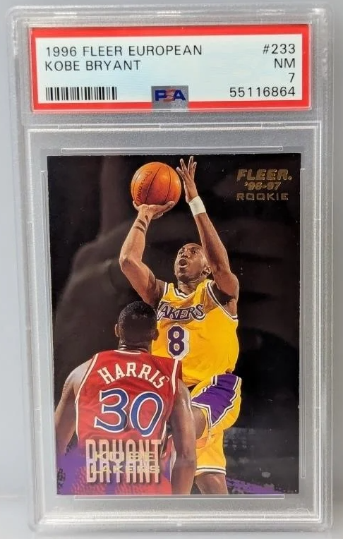 Kobe Bryant 1996 Rookie Fleer #233 PSA 7 (Rookie )